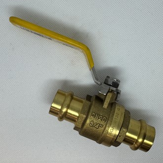 20MM BALL VALVE LEVER GAS METPRESS (EA)