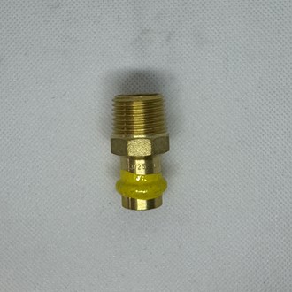 15MM X 1/2'M BSP COUPLING GAS METPRESS (EA)
