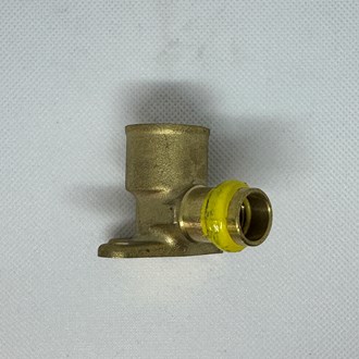 15MM X 1/2'F BSP BACKPLATE ELBOW 90D GAS METPRESS (EA)