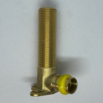 15MM X 1/2'M BSP 90MM BACKPLATE ELBOW 90D GAS METPRESS (EA)