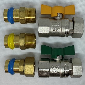 15MM BSP VALVE KIT GAS METPRESS (EA)